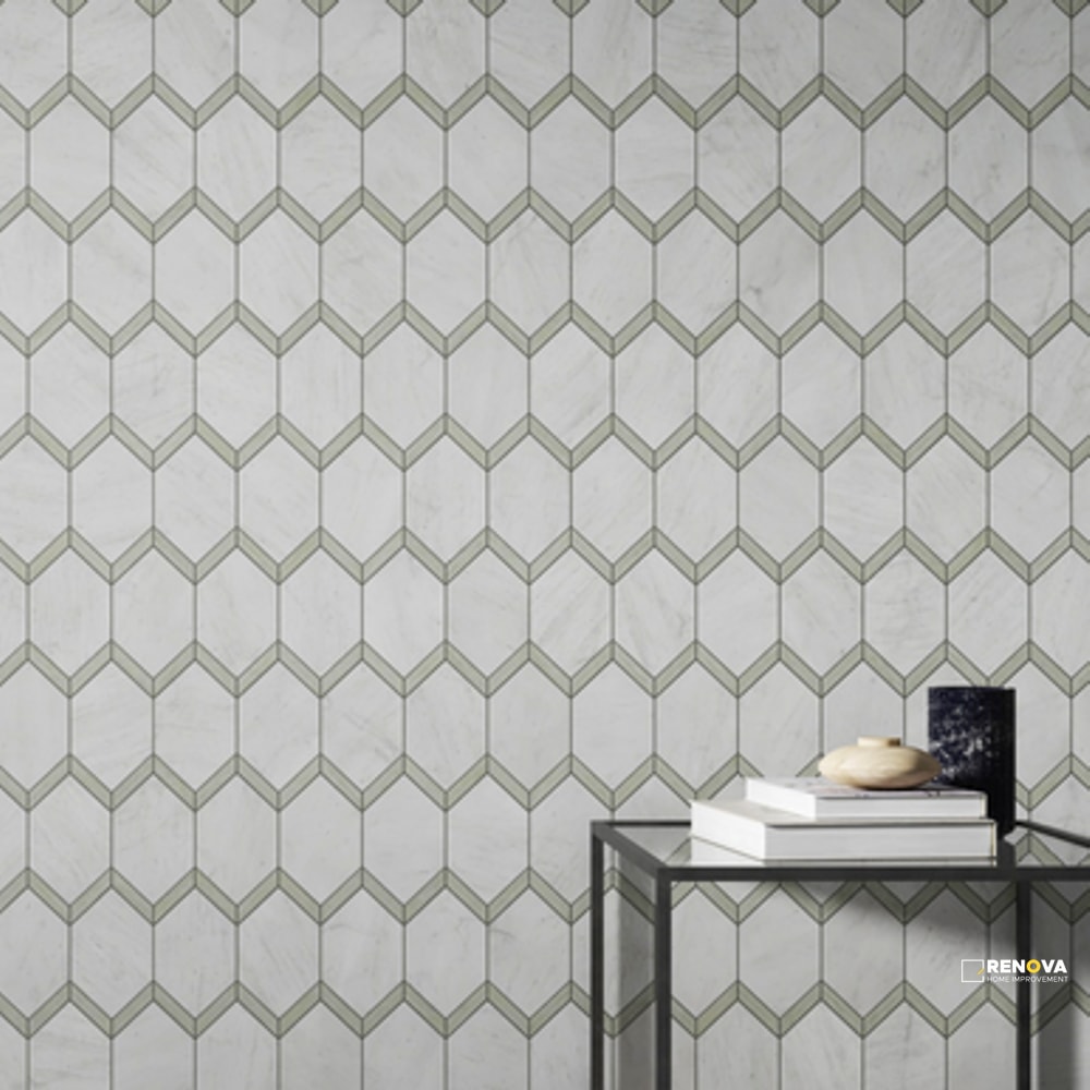 INTRIGUE PICKET POLISHED MATTE MOSAIC 11X15 - 3