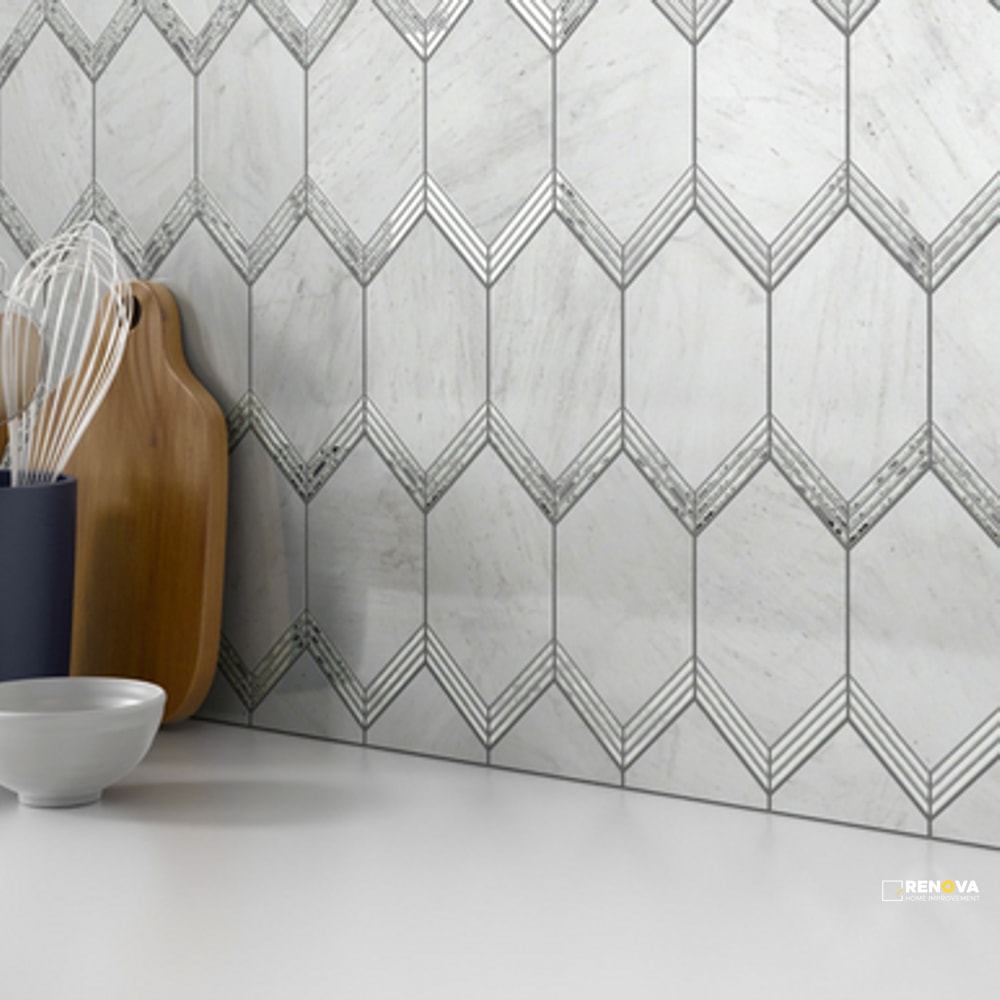 INTRIGUE PICKET POLISHED MATTE MOSAIC 11X15 - 4