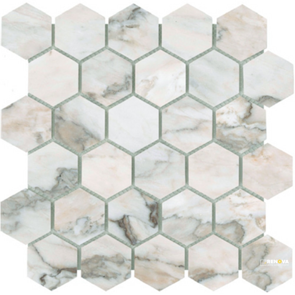 LENZA FIORE HONED 2 HEXAGON MOSAIC 12X12