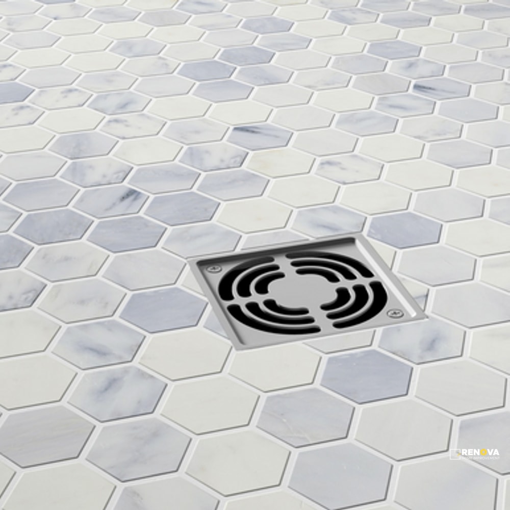 MARBLE HEX MIX MOSAIC 12X12 - 2