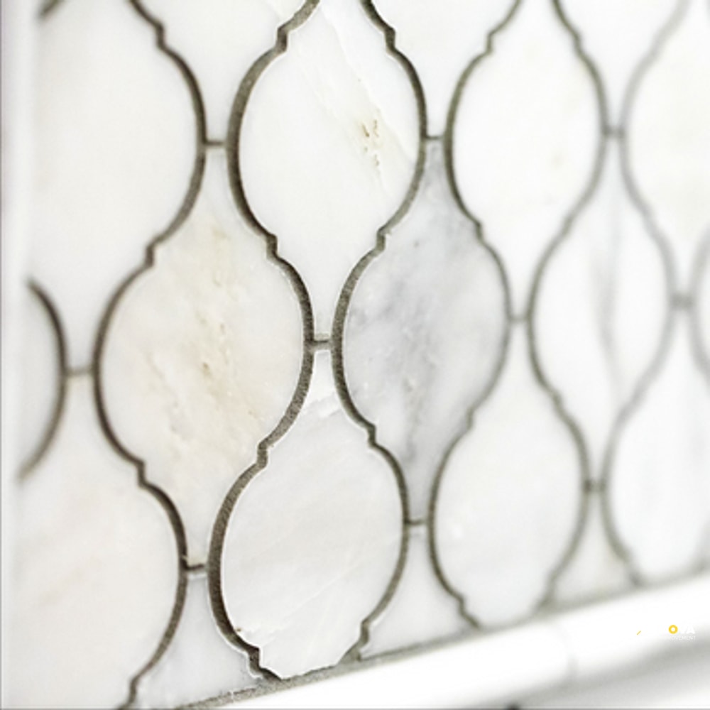 MARBLE POLISHED LANTERN PATTERN MOSAIC 12X12 - 2