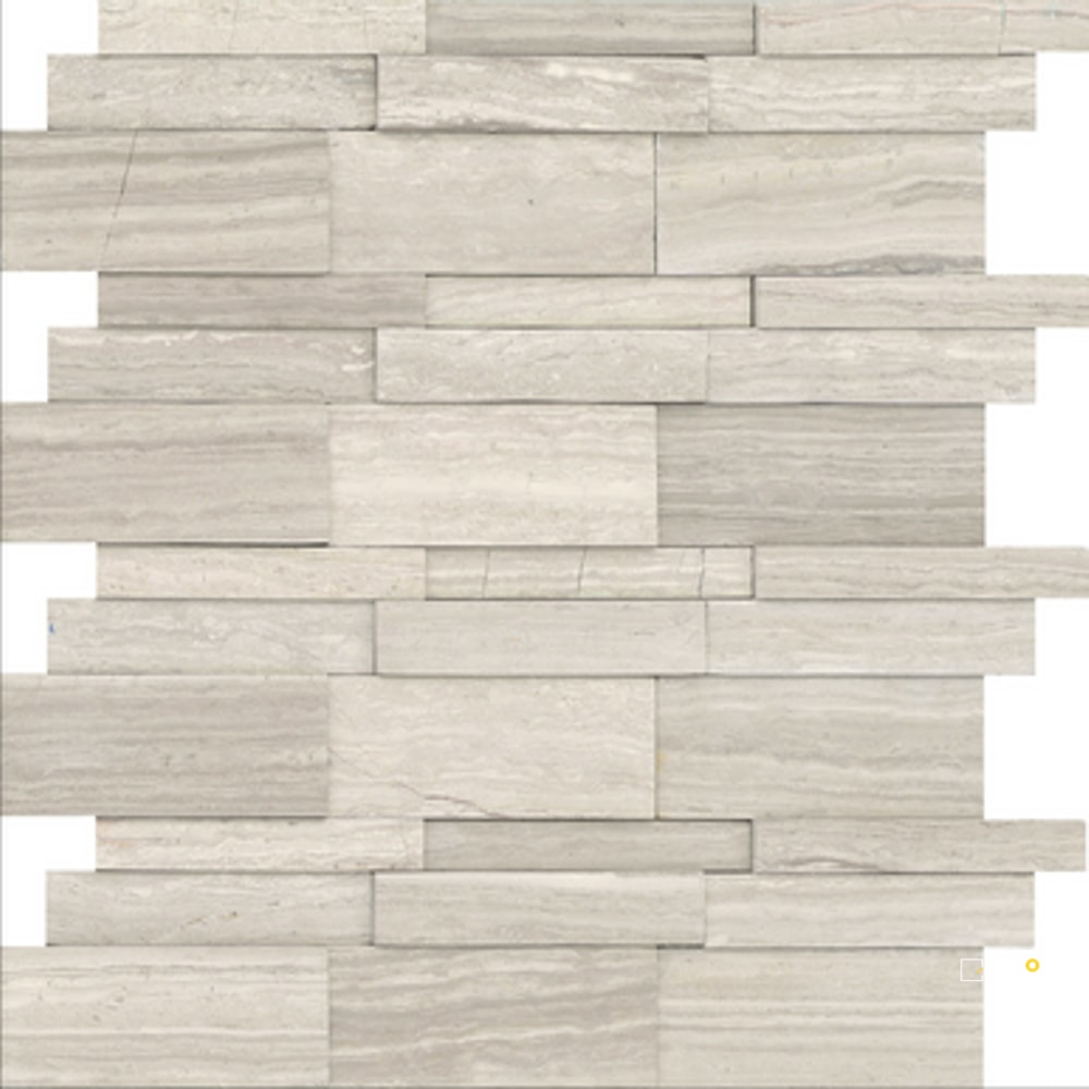 METRO HONED 3D LINEAR MOSAIC 12X12