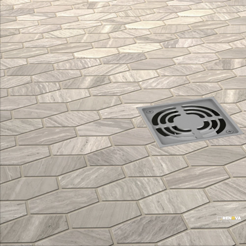 METRO HONED HEXAGON WIDE PATTERN MOSAIC 12X12 - 2