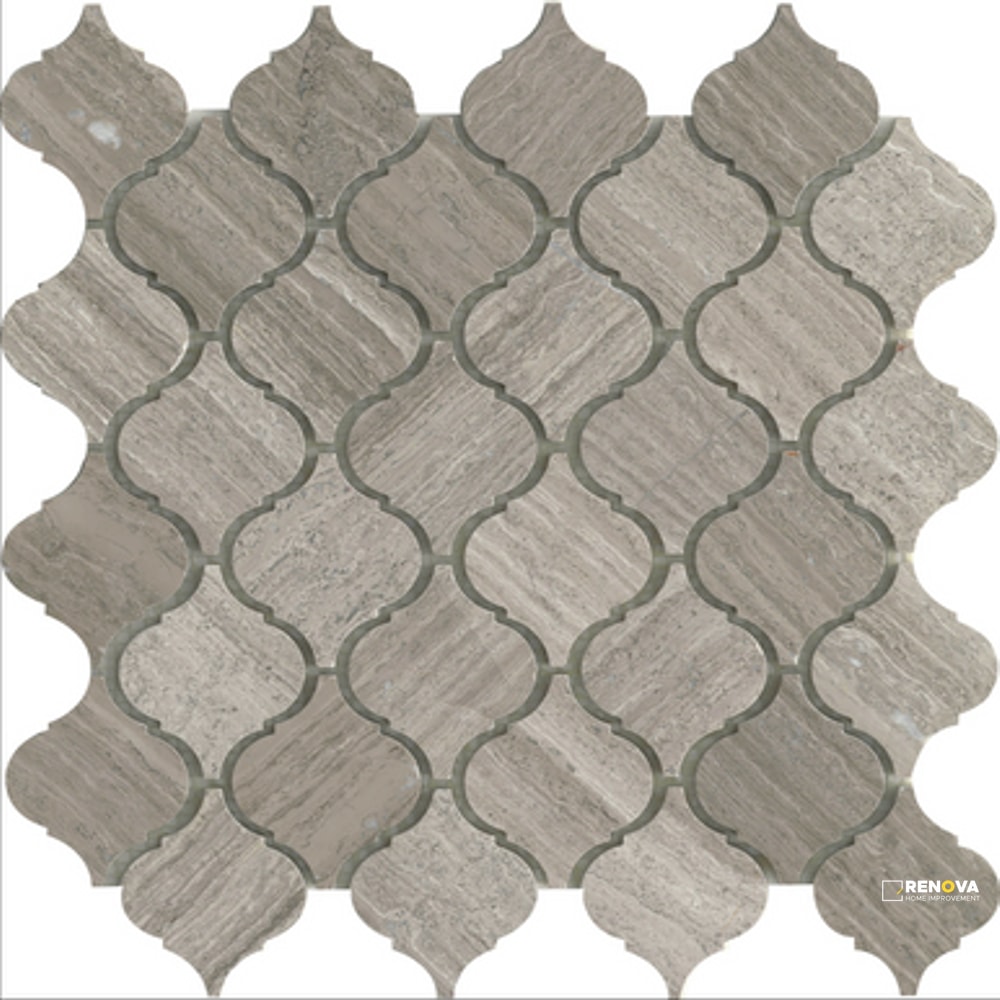METRO HONED LANTERN PATTERN MOSAIC 12X12 - 2