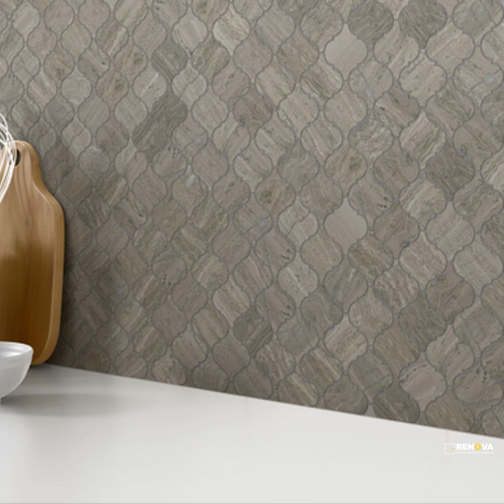 METRO HONED LANTERN PATTERN MOSAIC 12X12 - 3