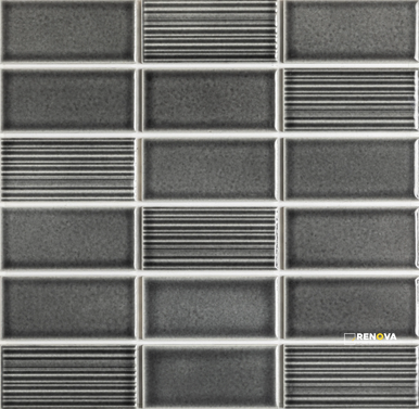 NAGARA GLOSSY STACKED MOSAIC 11X11 - 2