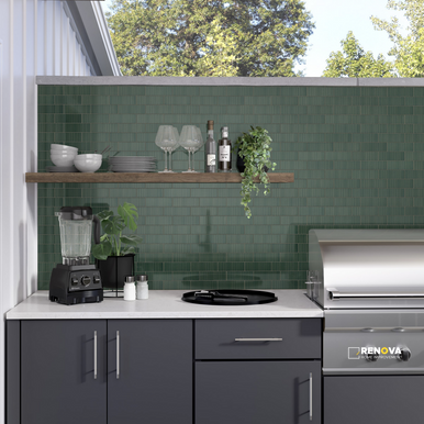 ORNAMI GLOSS OFFSET MOSAIC 2X6 ON 11X12 - 7