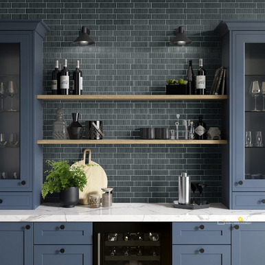 ORNAMI GLOSS OFFSET MOSAIC 2X6 ON 11X12 - 5