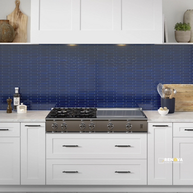 REGALA GLOSSY 1X6 OFFSET MOSAIC 12X12 - 3