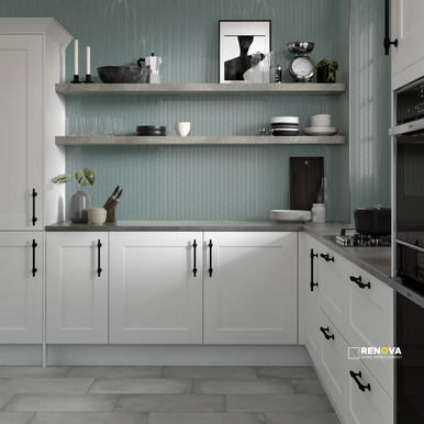 REGALA GLOSSY MINI HERRINGBONE MOSAIC 11X11 - 3