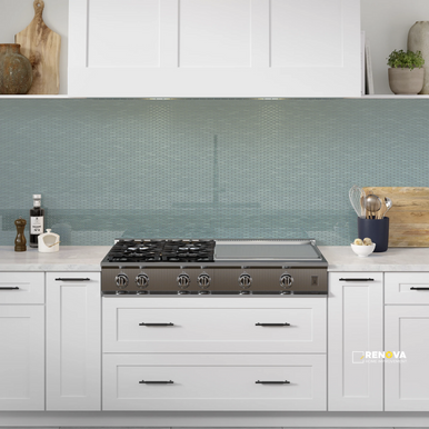 REGALA GLOSSY MINI OFFSET MOSAIC 12X12 - 4