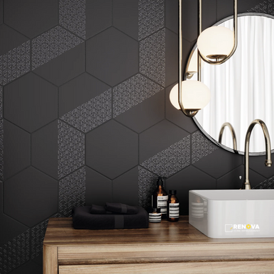 RHYTHM HEX PATTERN MATTE/SATIN 11X13