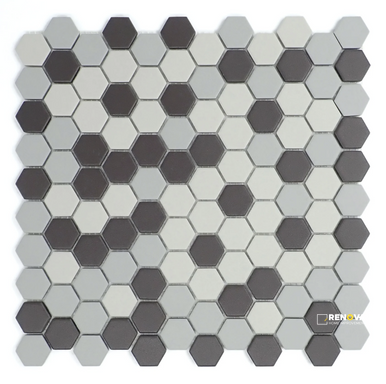 SOURCE MOSAIC 1" HEX ON 12X12 - W71S02 - 2
