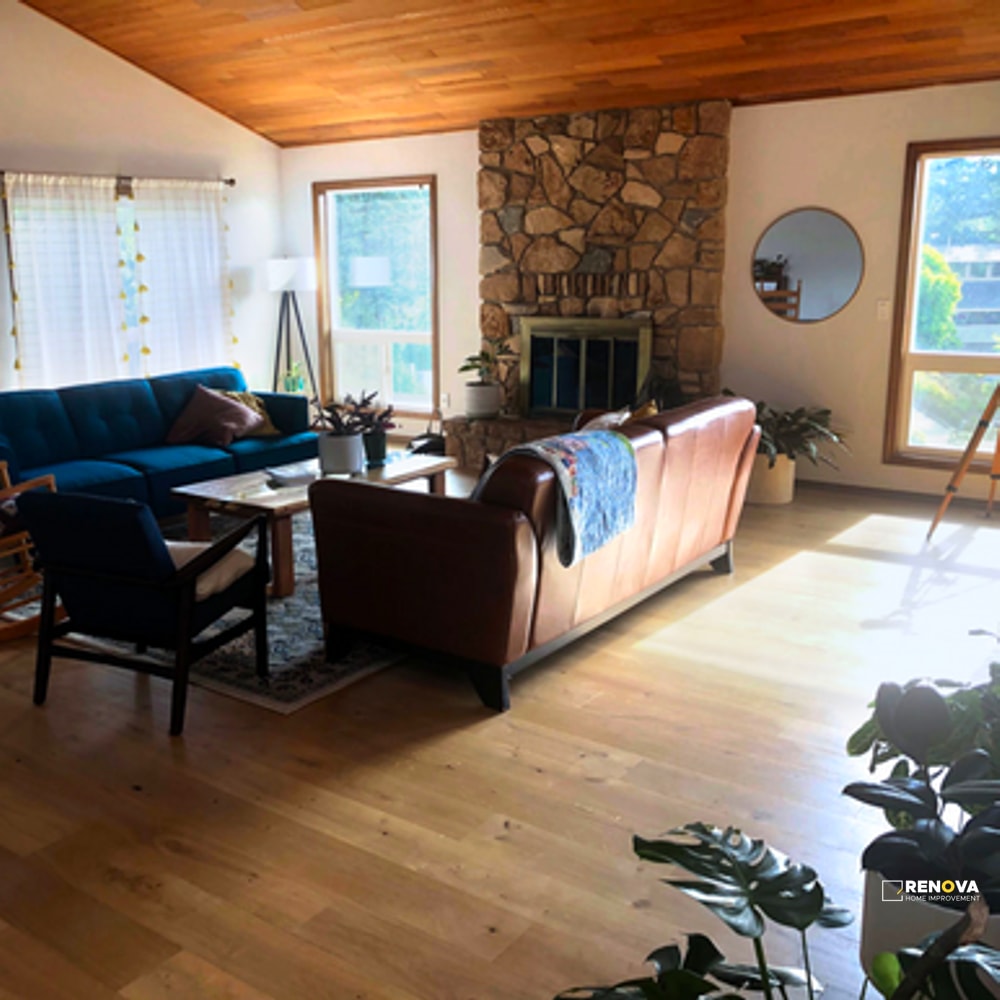 OAK WIREBRUSHED 7-1/2" - ENGINEERED - ALLWOOD - 4