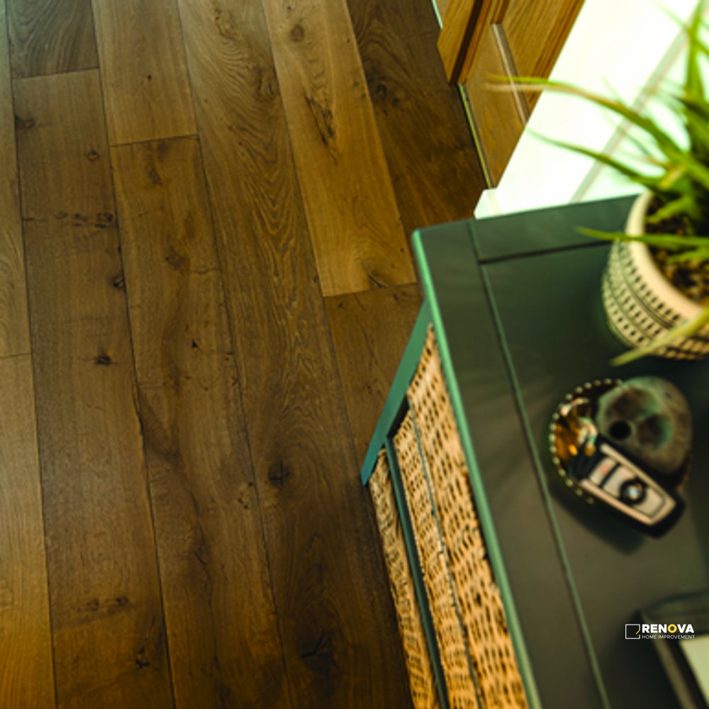 OAK WIREBRUSHED 7-1/2" - ENGINEERED - ALLWOOD - 15