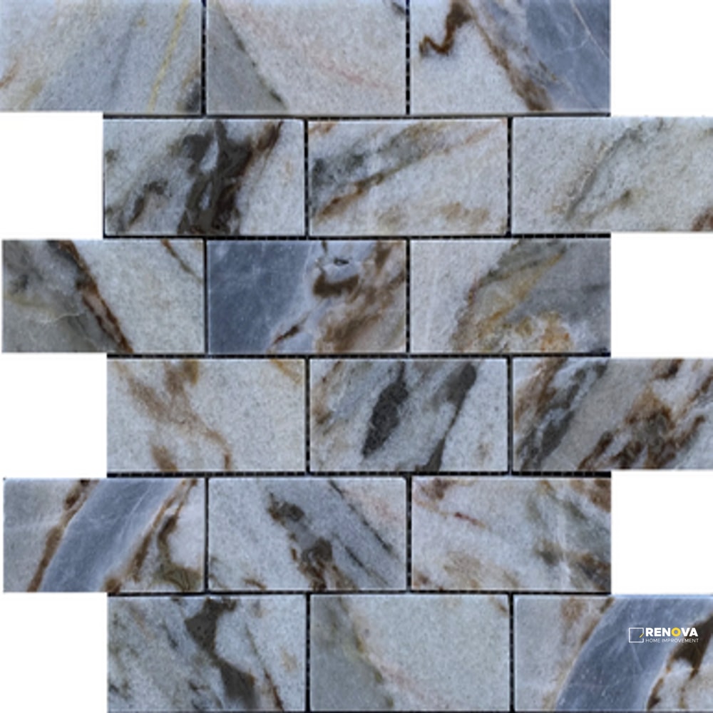 TALENTO POLISHED 2X4 OFFSET MOSAIC 12X12 - 2