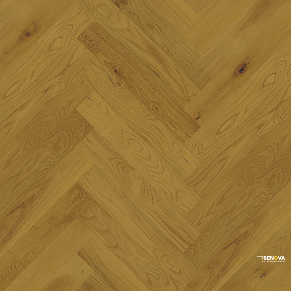 OAK LAGO BELVISO HERRINGBONE 4-3/8" - ENGINEERED - MONARCH - 2
