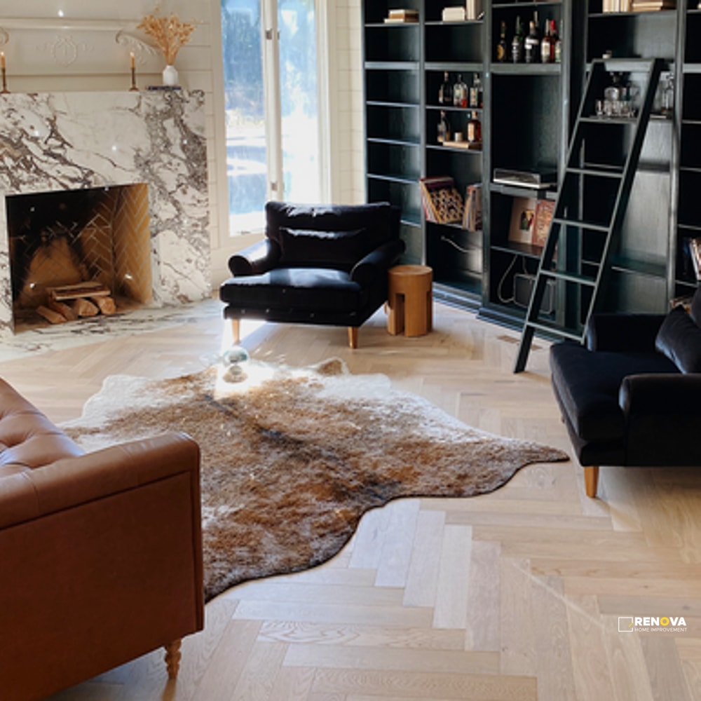 OAK LAGO DEVERO HERRINGBONE 4-3/8" - ENGINEERED - MONARCH