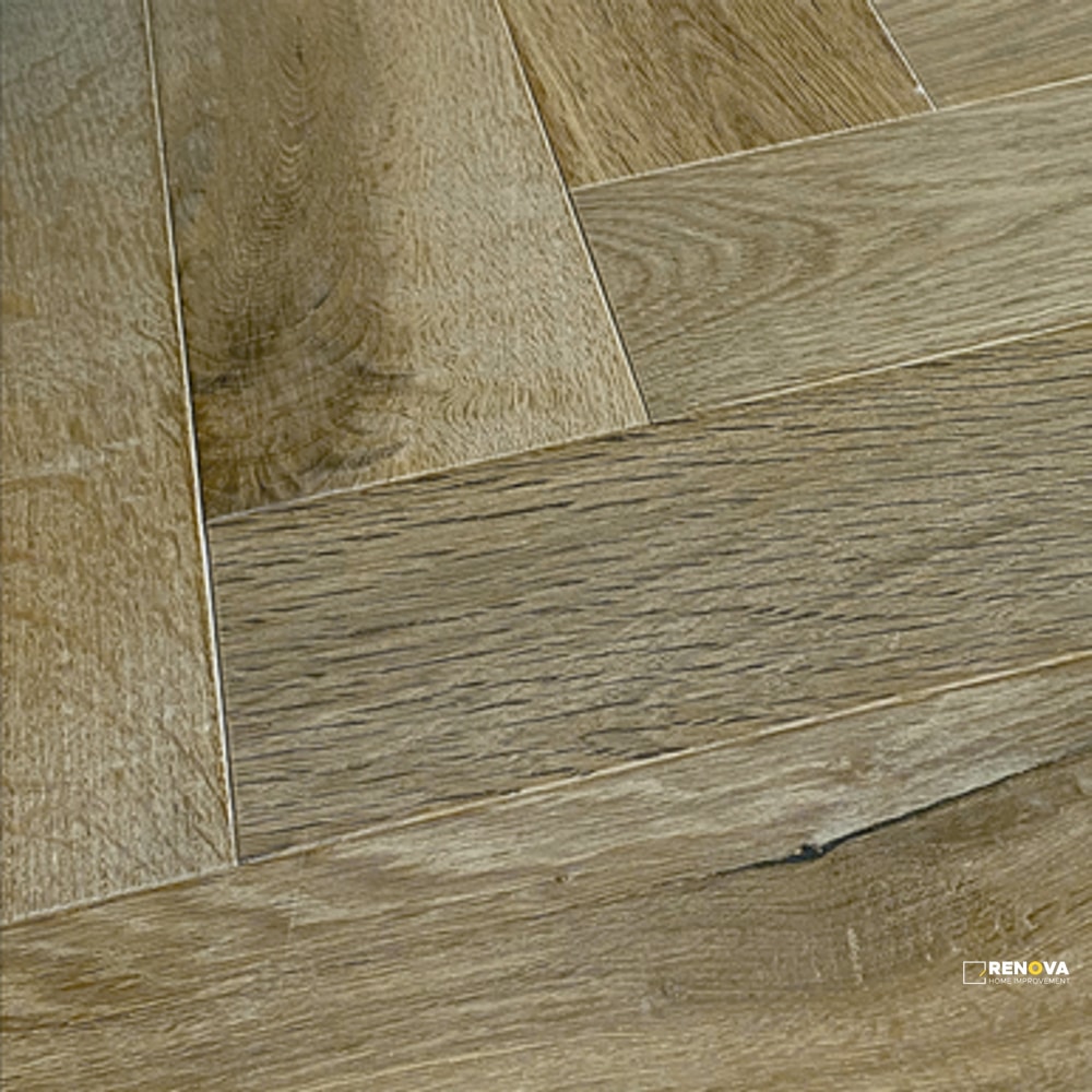OAK VERANO HERRINGBONE NEBBIA 4-3/4" - ENGINEERED - MONARCH