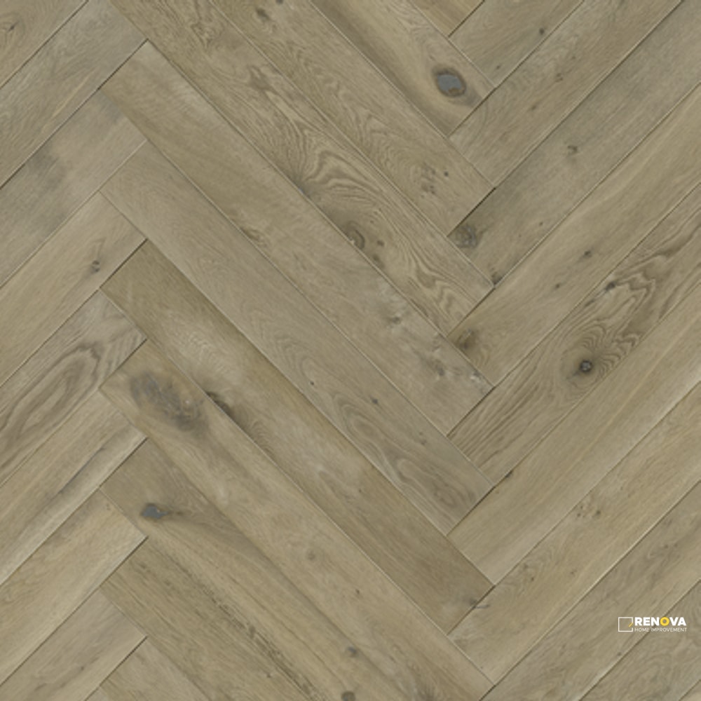 OAK VERANO HERRINGBONE NEBBIA 4-3/4" - ENGINEERED - MONARCH - 2