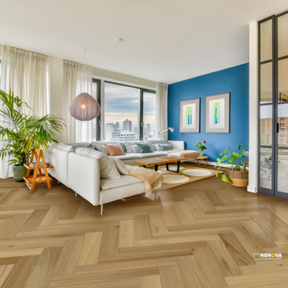 EUROPEAN WALNUT BARCELONA HERRINGBONE 4-3/4" - ENGINEERED - BRAVADA