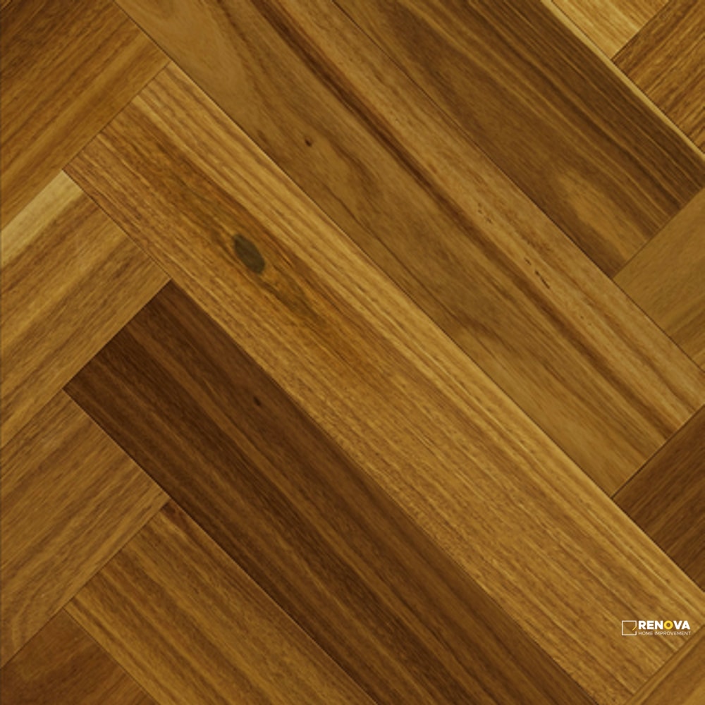 EUROPEAN WALNUT BARCELONA HERRINGBONE 4-3/4" - ENGINEERED - BRAVADA - 2
