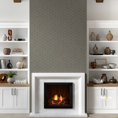 SOURCE MATTE 3 HEXAGON MOSAIC 10X12 - 3