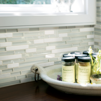 CROSSVILLE EBB AND FLOW SNOW AND ICE 1/2X3 STACKED MOSAIC .9588 SF/SHT - 2
