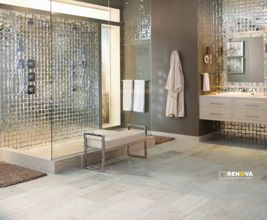 CROSSVILLE SIDEVIEW GLASS TUNGSTEN 3X3 MOSAIC POLISHED .969 SF/SHT - 3
