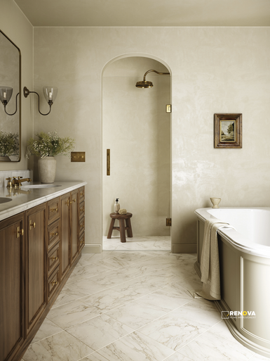 ANTICA ROMA MATTE FIELD TILE 12" X 12" - 2