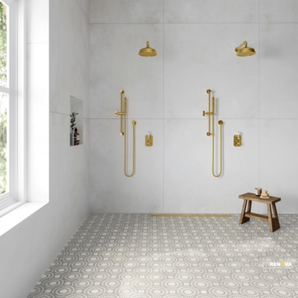 SOLIS HONED MOSAIC BLEND 14-1/4" X 14-1/4" - 3