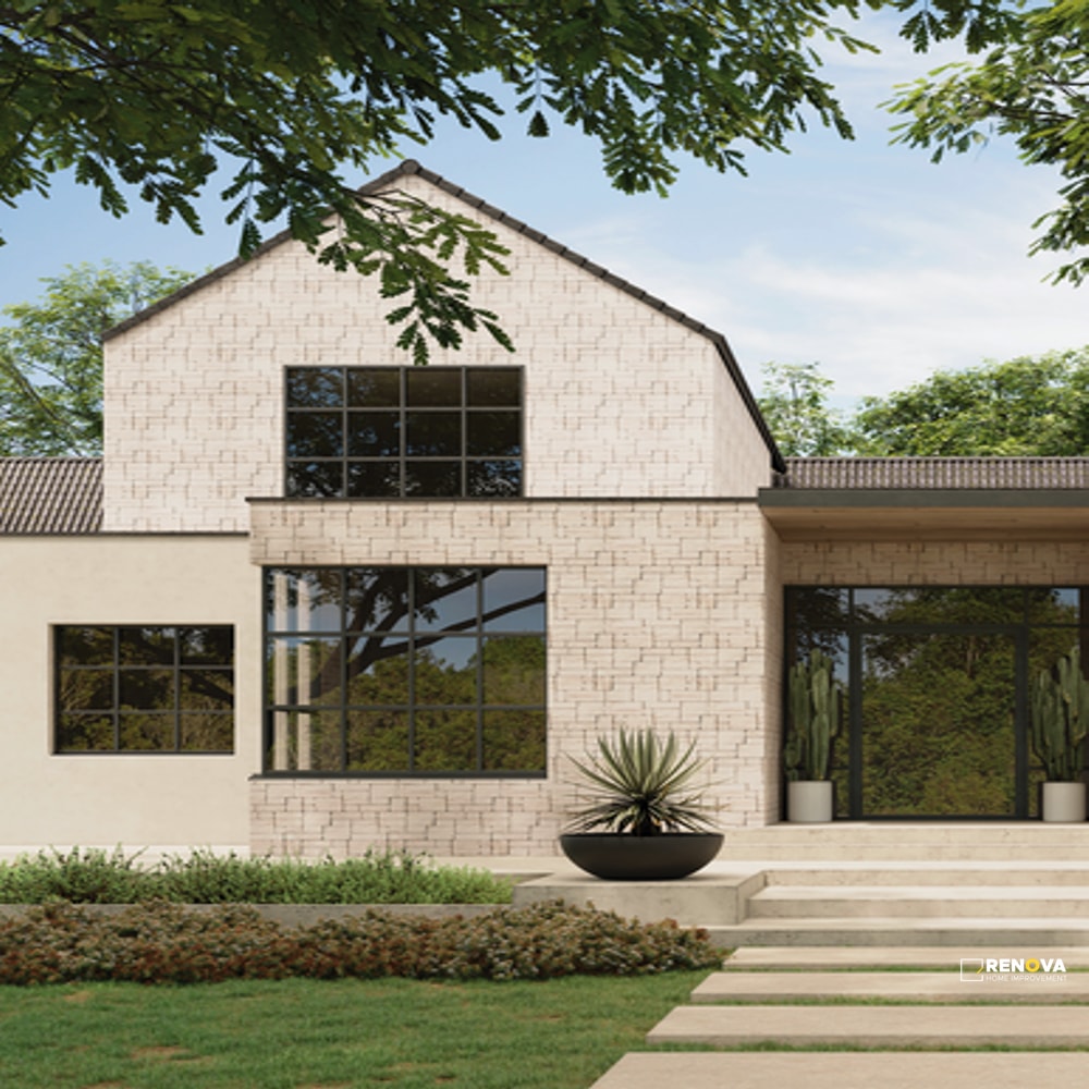 LIGHT BEIGE LIMESTONE TUMBLED LEDGER PANEL 8" X 22" - 4