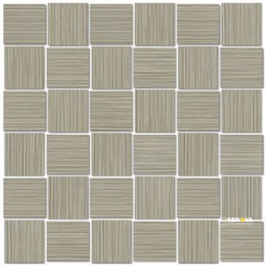 GRASSCLOTH 2.0 MATTE BASKETWEAVE MOSAIC 2X2 - 12X12 - 2