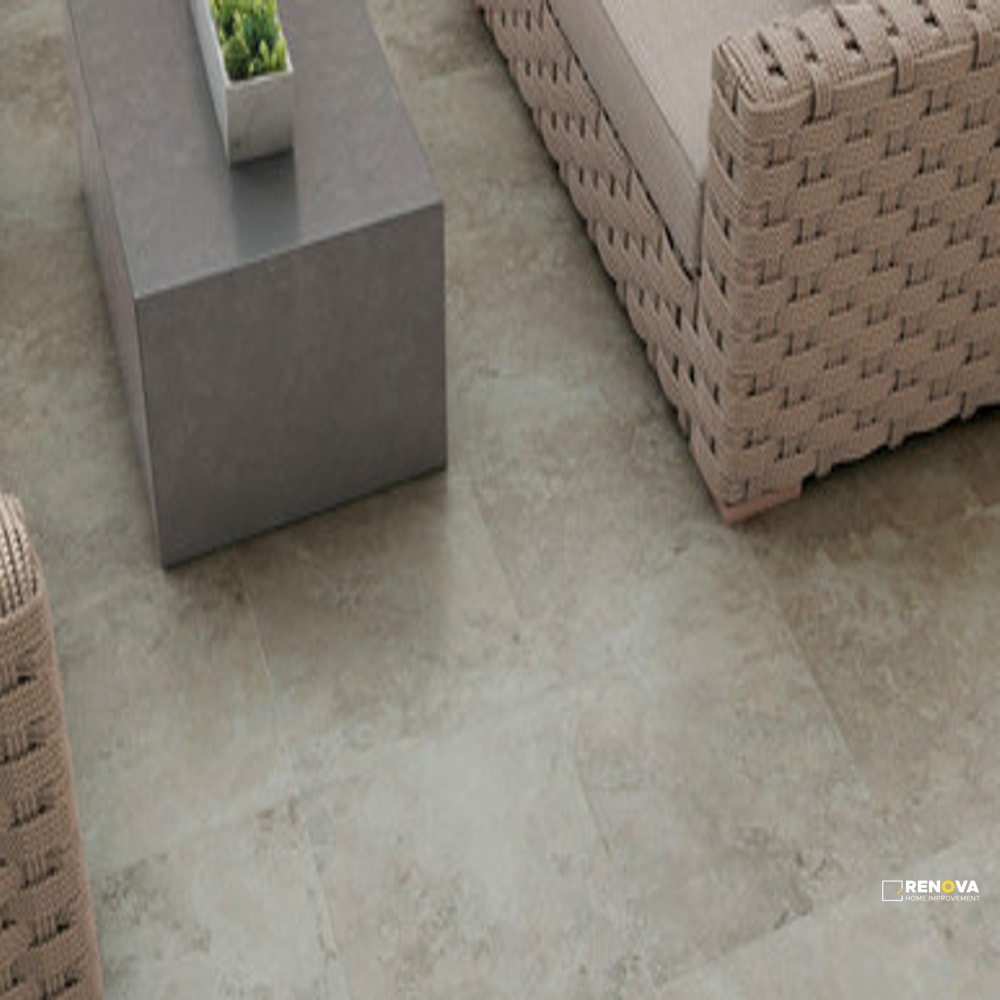 CROSSVILLE STONE FICTION TRAVERTINE SILVER 12X24 FIELD UNPOLISHED - 6
