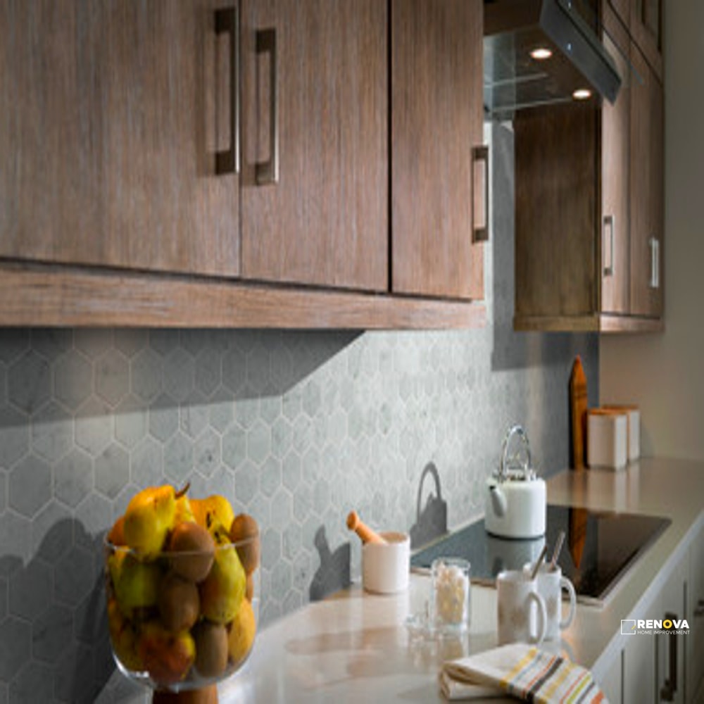 BIANCO CARRARA STONE ESSENTIALS HONED HEXAGON MOSAIC 3" - 4