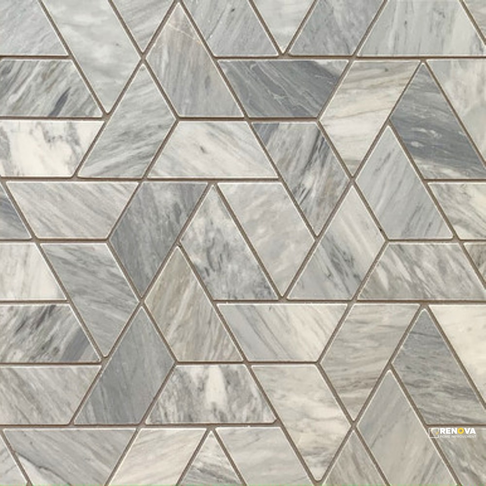 BARDIGLIO CLOUD GENERATION Z HONED DOUBLE HEXAGON MOSAIC - 2