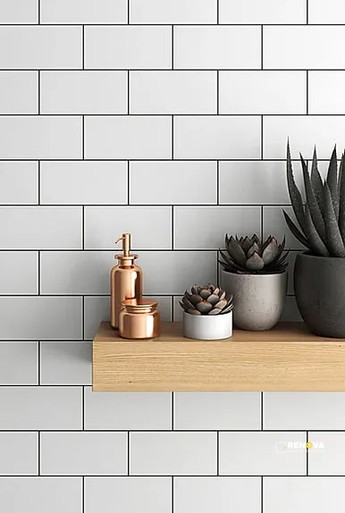 METRO WHITE MATTE WALL TILE 3" X 6" - ZCOLTIL5681