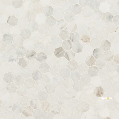 ARABESCATO VENATO WHITE 2" HEX HONED - SMOT-ARAVEN-2HEXH - 3