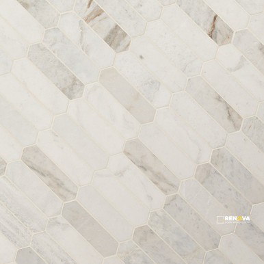 ARABESCATO VENATO WHITE PICKET HONED - 4