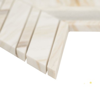 ATHENA GOLD CHEVRON PATTERN HONED - 4
