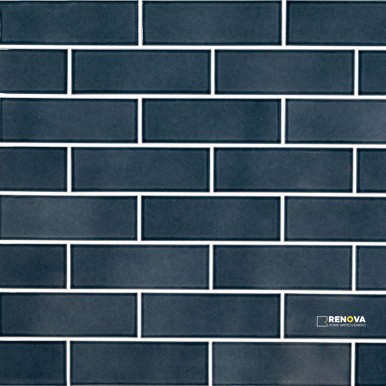 BAY BLUE GLAZED HANDCRAFTED 4X12 ( 4.95 SF PER BOX ) - 4