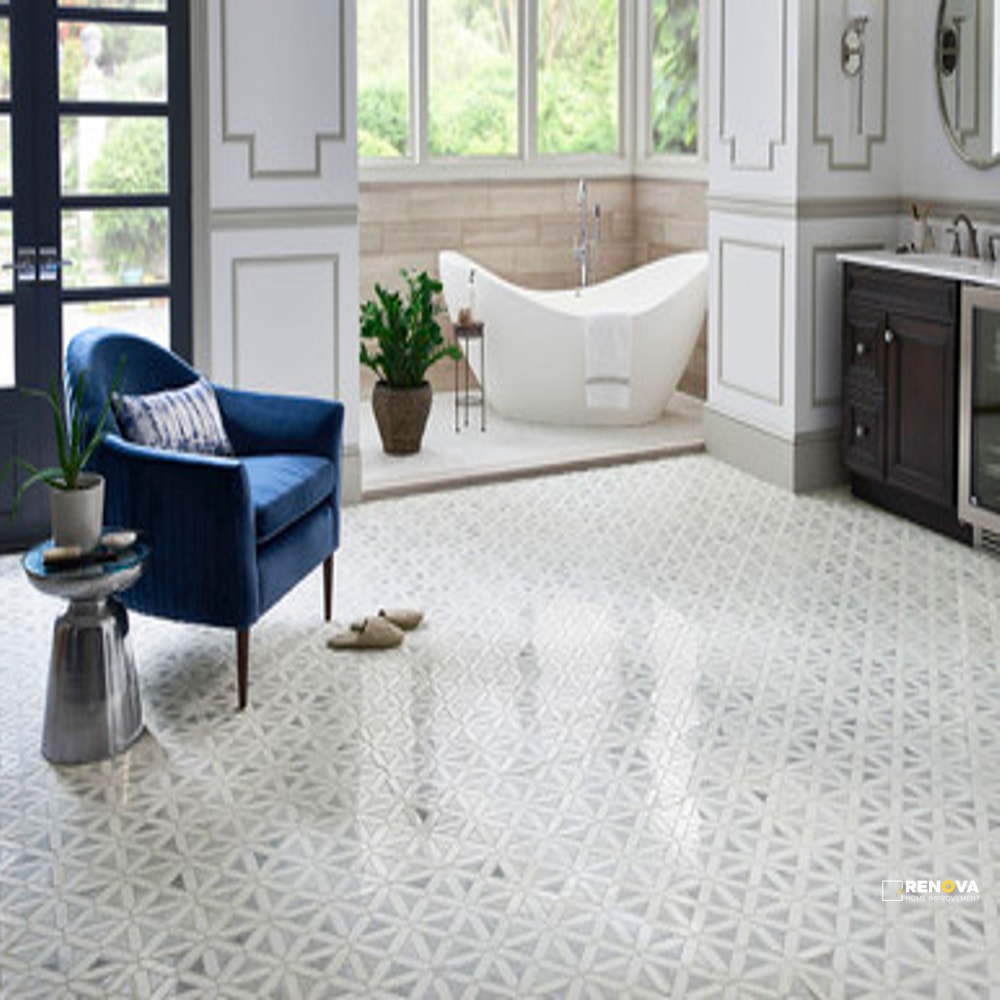 BIANCO DOLOMITE GEOMETRICA POLISHED - 3