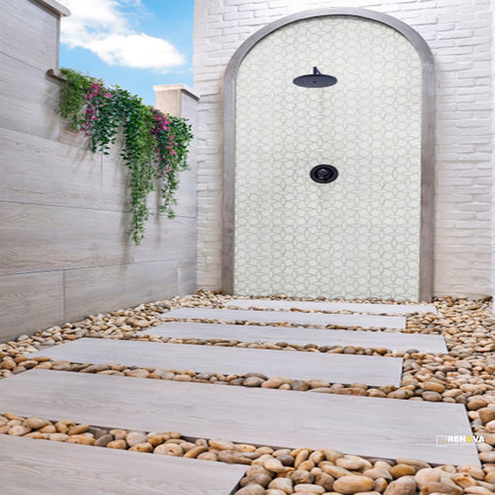 BIANCO GRIDWORK POLISHED 10MM - 4