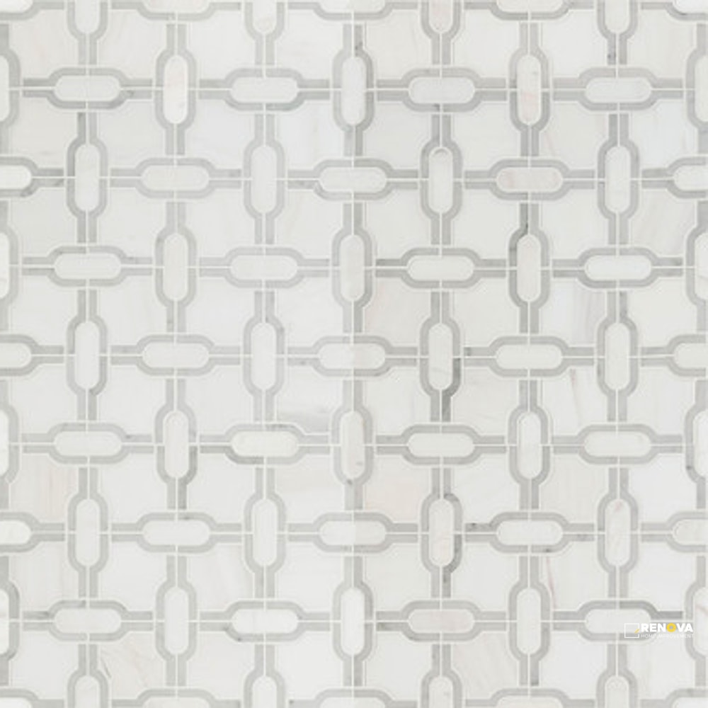 BIANCO GRIDWORK POLISHED 10MM - 3