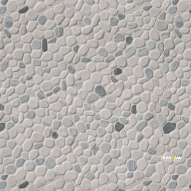BLACK AND WHITE PEBBLES PATTERN TUMBLED ( 9 SF PER BOX ) - 5