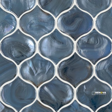 BLUE SHIMMER ARABESQUE 8MM - 6