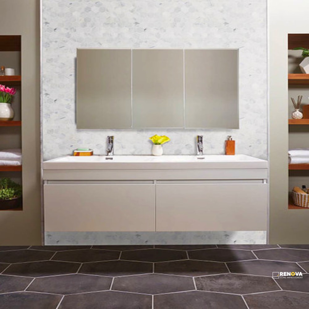 CALACATTA CRESSA HONED HEXAGON 2" - 2