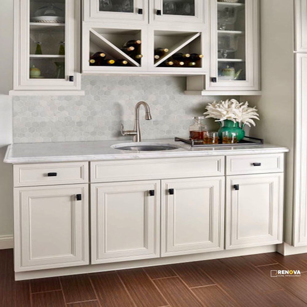 CARRARA WHITE POLISHED HEXAGON MOSAIC 2" - 3