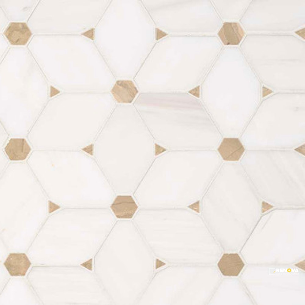 CECILY PATTERN POLISHED MOSAIC 10MM - 6