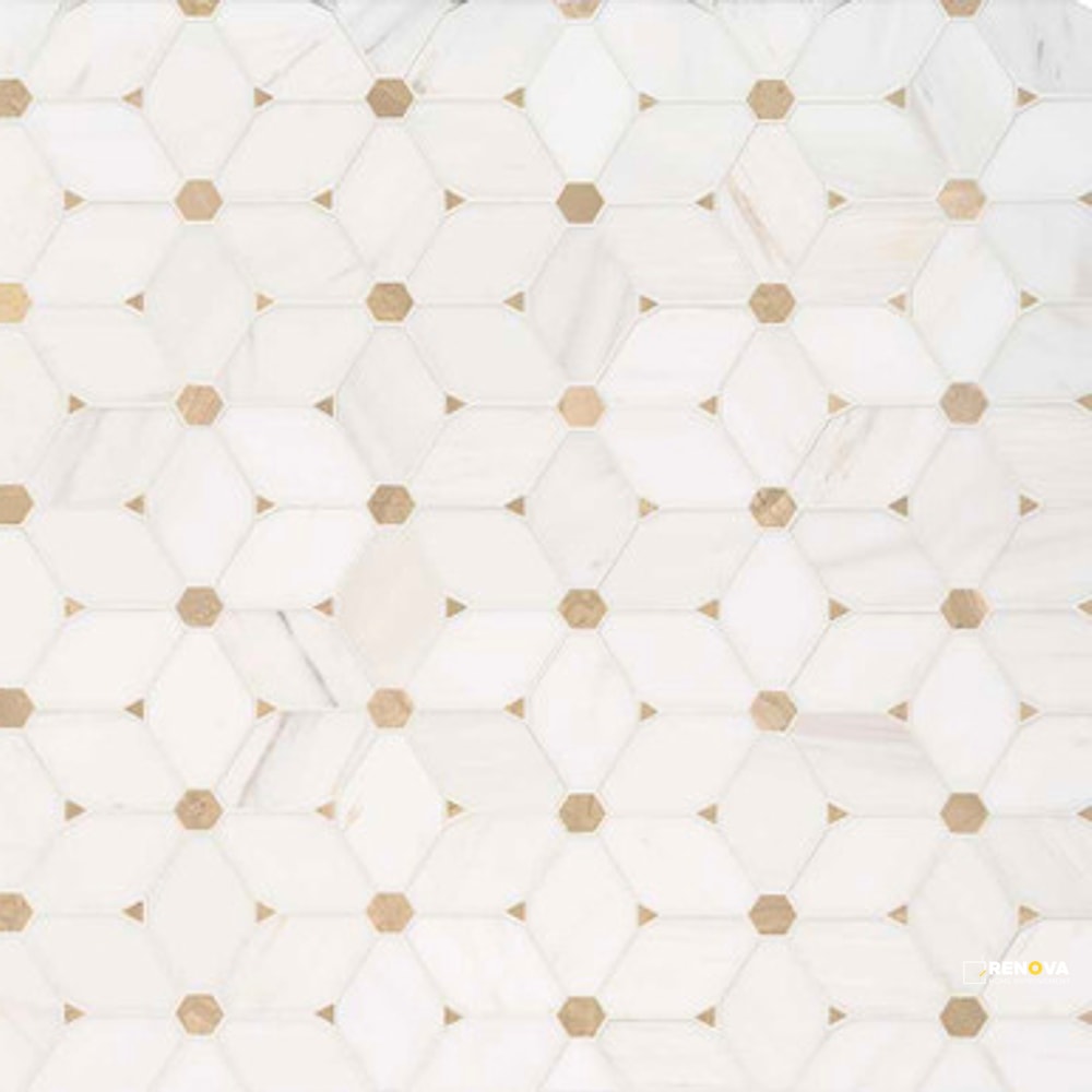 CECILY PATTERN POLISHED MOSAIC 10MM - 5
